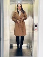 BELTED COAT KNEE LENGTH - Image 5