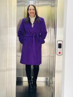 BELTED COAT KNEE LENGTH - Image 16