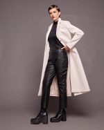 MAXI COAT JACKET DIAGONAL - Image 4