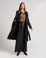 LONG COAT CROCODILE PRINT - Image 4