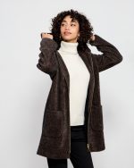 HOODIE CARDIGAN ZIP CLOSURE