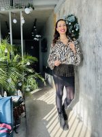 BLOUSE SATIN PRINTED - Image 8