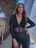 BODYSUIT TULLE V NECK - Image 2