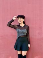 BLOUSE C-THRU WITH JEAN BUSTIER - Image 2