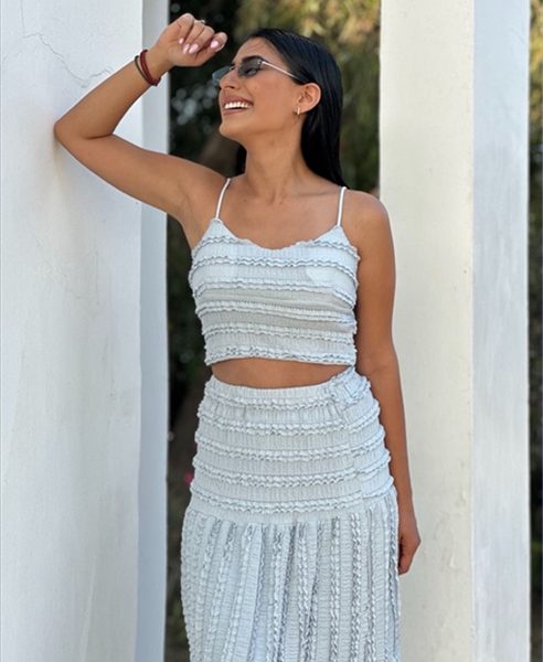 CROP TOP RUFFLES
