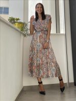 DRESS FLARE SHORT SLEEVE