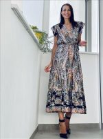 DRESS FLARE SHORT SLEEVE - Image 3