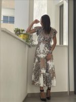 DRESS FLARE SHORT SLEEVE - Image 13