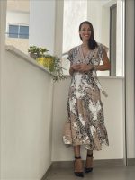 DRESS FLARE SHORT SLEEVE - Image 15
