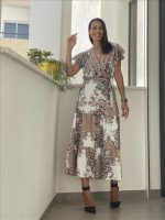 DRESS FLARE SHORT SLEEVE - Image 16