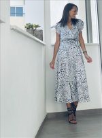 DRESS FLARE SHORT SLEEVE - Image 20