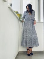DRESS PRINTED LONG SLEEVE - Image 2
