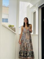 DRESS PRINTED SPAGHETTI STRAPS