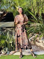 MIDI WRAP DRESS PRINTED - Image 3