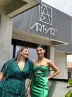 MIDI DRESS SATIN STRAPLESS - Image 8