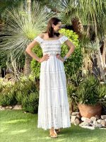 DRESS MAXI EMBROIDERY LACE - Image 3