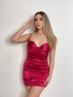 DRESS RUCHED SATIN - Image 2