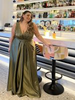 MAXI SATIN DRESS