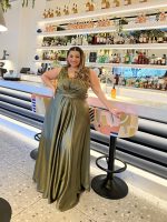 MAXI SATIN DRESS - Image 2