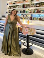 MAXI SATIN DRESS - Image 3