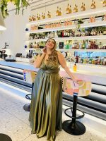 MAXI SATIN DRESS - Image 5