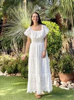 DRESS MAXI CUTWORK - Image 4