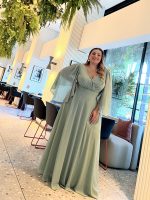 MAXI CHIFFON SHINY DRESS