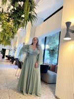 MAXI CHIFFON SHINY DRESS - Image 6