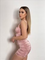 DRESS SATIN RUCHED WITH CUPS - Image 9
