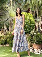 DRESS PRINTED V-NECK - Image 2