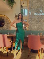 MIDI DRESS ONE SHOULDER - Image 4