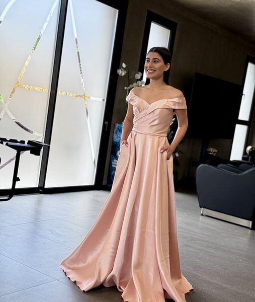 MAXI SATIN DRESS