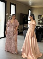 MAXI SATIN DRESS - Image 6