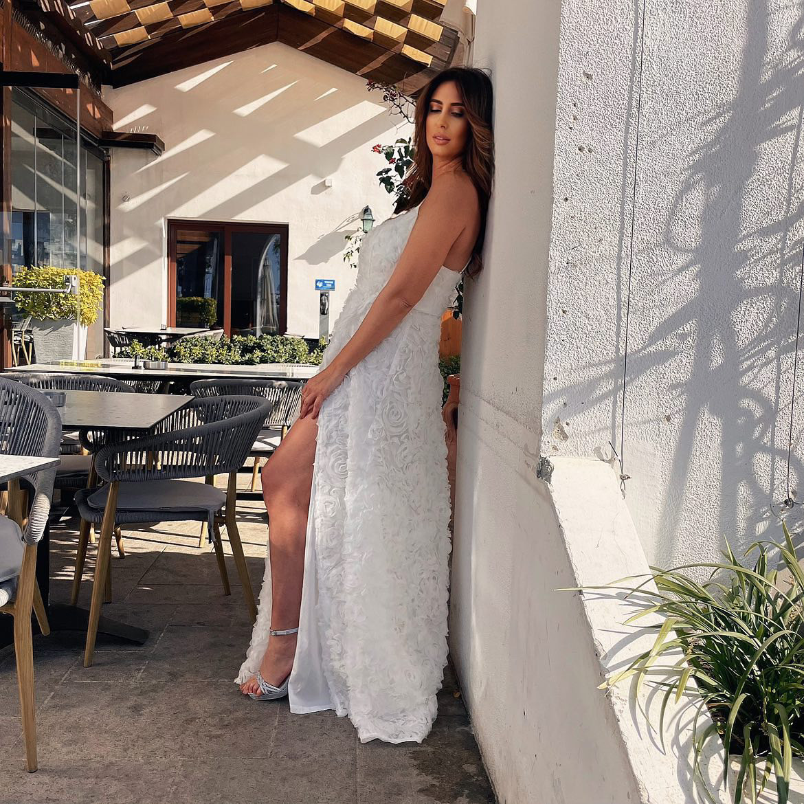 DP1723S.jpg MAXI DRESS EMBOSSED - Image 1