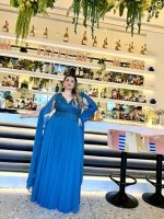 MAXI CHIFFON DRESS - Image 6
