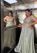 MAXI GOWN DRESS GLITTER - Image 2