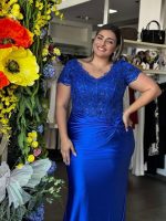 DRESS MAXI SATIN LACE BUST - Image 8