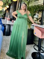 MAXI DRESS SHINY CHIFFON