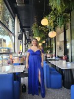 MAXI DRESS SHINY CHIFFON - Image 8
