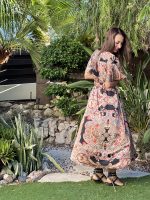 MIDI WRAP DRESS PRINTED - Image 4
