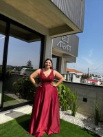 MAXI SATIN DRESS - Image 3
