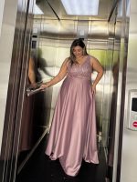 MAXI SATIN DRESS - Image 9