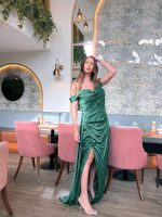 MAXI SATIN MERMAID DRESS