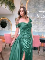MAXI SATIN MERMAID DRESS - Image 5