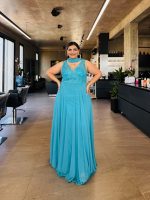 MAXI CHIFFON GOWN DRESS - Image 3