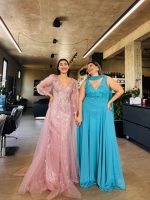 MAXI CHIFFON GOWN DRESS - Image 5