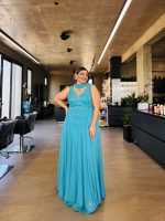 MAXI CHIFFON GOWN DRESS - Image 6
