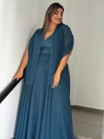 MAXI CHIFFON GOWN DRESS - Image 10