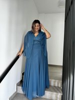 MAXI CHIFFON GOWN DRESS - Image 14