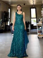 MAXI SEQUIN DRESS FRINGES - Image 2